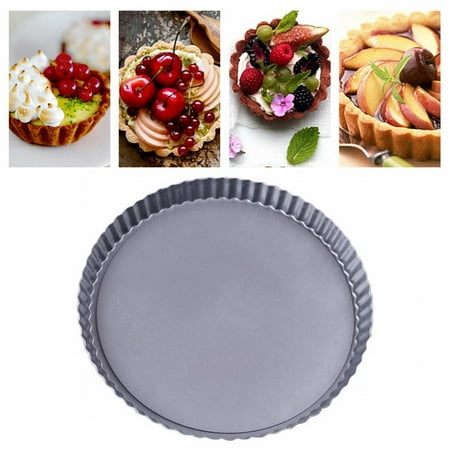 

11 Inch Non Stick Steel Chrysanthemum Bottom Tarter Round Lace Pizza Egg Tarter Pie Pie Pie Family Oven trays classroom