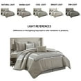 thumbnail image 4 of Nanshing Amelie 6 Piece Modern Glam Comforter Set, King, Grey, 4 of 5