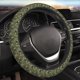 thumbnail image 5 of Balery Green Skulls Fundas elásticas antideslizantes para volante, funda protectora universal para hombre y mujer, 15 pulgadas, accesorios para coche., 5 of 6