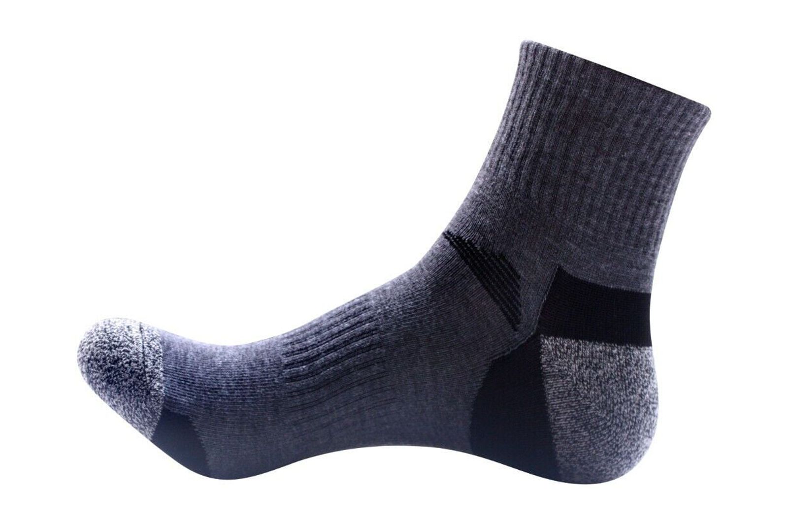 6 Pairs Mens Mid Cut Ankle Quarter Athletic Casual Sport Cotton Socks Size 6-12