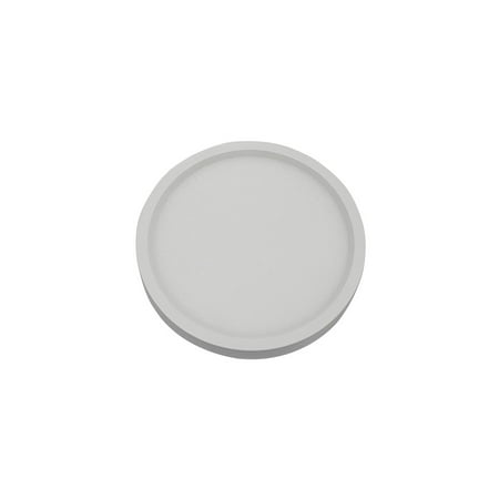 

White Tone Finish Recessed Lighting 8 Wide Acrylic Glass Plastic 1 Light Fixture