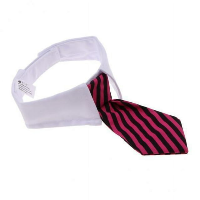 3 corbatas ajustables para perros y gatos, cuello a rayas, pajarita, disfraz de aseo, rojo y negro , negro rojo, 3 piezas