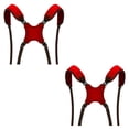 thumbnail image 1 of Eigraketly Correa para bolsa de Golf de doble hombro, tela Oxford acolchada, correas blandas reutilizables ajustables, suministros reemplazables Rojo 2Conjunto, 1 of 6
