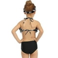 thumbnail image 3 of Seyurigaoka Mommy and Me Swimsuit, Family Leopard/Floral 2-Piece Bikini Suit, 3 of 9