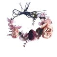 thumbnail image 1 of Diadema con forma de corona de flores Vivivalue Fairy Woodland Wedding, marrón, 1 of 9