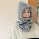 thumbnail image 3 of Gorro De Esquí De Invierno, Calentador De Cuello, Gorro Antivaho, Pasamontañas, Gorro Cálido A Prueba De Viento Con Protector Facial Para Mujeres, Hombres, Ciclismo, Esquí Yuarrent OD015503-02, 3 of 6