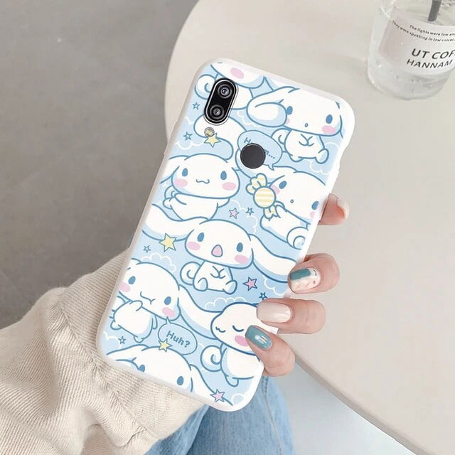 Phone Case for For Huawei P20 Lite P20 LITE 2018 Girl Anti-drop Cute Cartoon Kuromi Hello Kitty Cinnamoroll Silicone Back Cover ZR