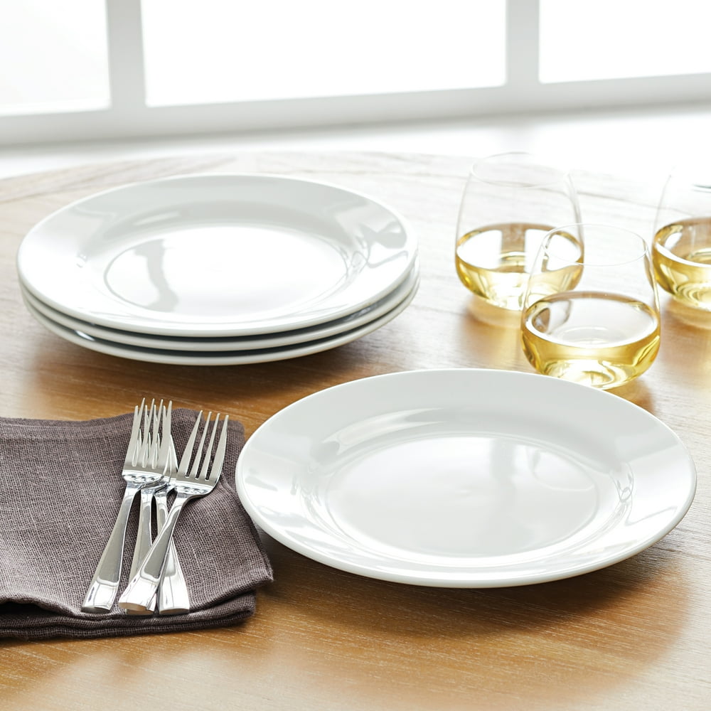 Better Homes & Gardens Round Stanton Dinner Plate, Cater Pack of 4 ...
