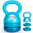 Natureasy Kettlebell Sets Adjustable Weights 5, 8, 9, 12 lbs Exercise
