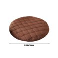 thumbnail image 3 of Aodebiao Round Flock Cushion for Floor Sitting - Japanese Style Tatami Chair Pad with Pain Relief Core, 30cm Office/Gaming/Car Seat Pillow, 3 of 6