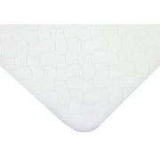 American Baby Company Waterproof Embossed Quilt-Like Flat Crib Protective Pad Cover