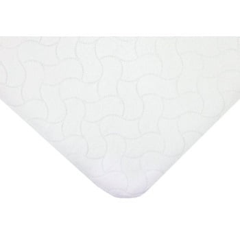 American Baby Company Waterproof Embossed Quilt-Like Flat Crib Protective Pad Cover