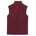 thumbnail image 3 of Handshe Men's Outdoor Vest, Solid Color Stand Collar Sleeveless with Pockets for Work, Sports, Travel and Daily Use, 3 of 7