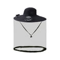 thumbnail image 1 of BotaniNest Solar Fan Cap Wide Edge Fan Sun Cap Control Cap For And Solar USB Charging Cap With Net, 1 of 4