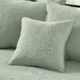 thumbnail image 5 of 6 Piece Reversible Scalloped Edge Daybed Cover Comforter Set Seafoam Daybed, 5 of 9