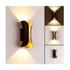thumbnail image 2 of Lámpara de pared moderna, cuerpo de aluminio, luces de pared, diseño clásico, estilo rústico, adecuada para dormitorio, entrada, comedor, cafetería, 2 of 4