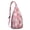 Pink-11, variant on Vintage Boho Sling Backpack – Retro Tribal Ethnic Crossbody Bag, Artistic Geometric Hiking Shoulder Bag for Women & Men, Rustic Floral Travel Daypack