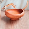 thumbnail image 4 of Curved Doussie Wood Bowl - Jumbo, 4 of 5