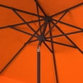 thumbnail image 4 of SAFAVIEH Zimmerman 11' Market Crank Round Patio Umbrella, Orange, 4 of 5