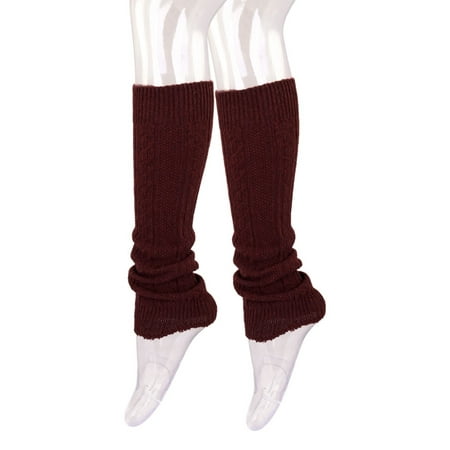 Fence Net Leg Warmers - Premium Solid Color Soft Mix Knit Leg Warmers