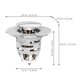 thumbnail image 2 of UPOUART Tapón Para Lavabo Con Ergonómico Y Resistencia A En Color Plateado, 2 of 8