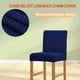 thumbnail image 4 of Funda protectora sólida para silla de comedor, funda protectora Universal para muebles de oficina, Protector exterior, funda giratoria, suministros para el hogar, azul, 2 paquetes Speravity HA012490-12, 4 of 5