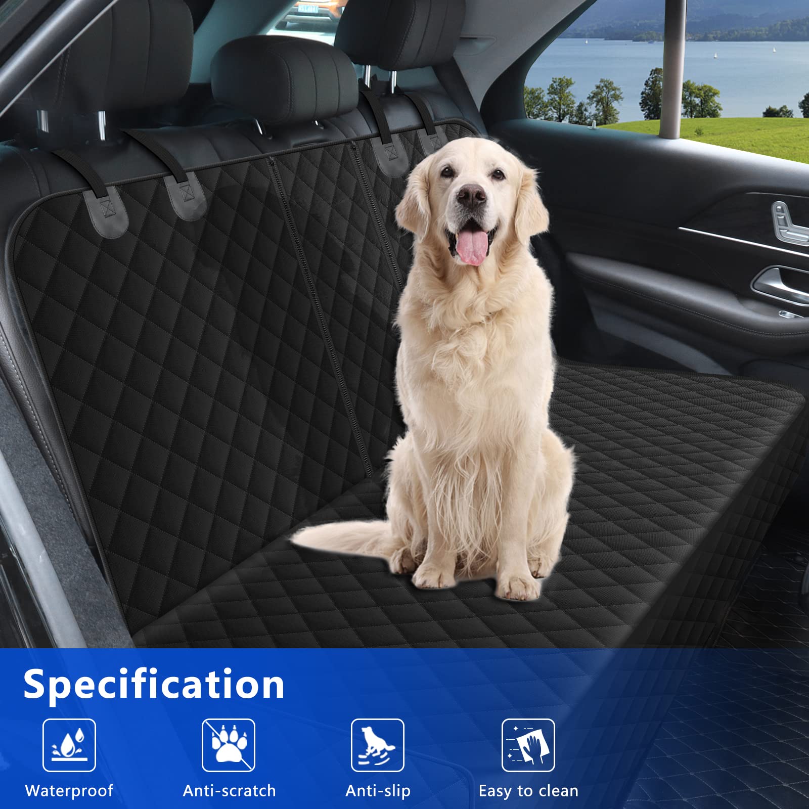 Yonktoo Waterproof Dog Car Seat Cover photo 3