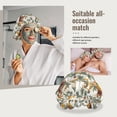 thumbnail image 7 of Hawaiian Style Green Coconut Tree Silk Bonnet for Sleeping Women Men, Adjustable Elastic Satin Bonnet Bonnet for Sleeping, Soft Similar Silk Curly Cuteness Hair Bonnet for Sleeping, 7 of 7