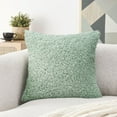 thumbnail image 5 of BinKFF Beige Decorative Throw Pillow Covers 18x18 Inch Set of 2, Soft Fluffy Faux Wool Boucle Textured Cushion Case, Modern Home Decor for Couch Bed Living Room Office, 5 of 8