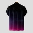 thumbnail image 3 of KaLI_store T Shirts for Men Pack Mens Hipster Hop Round Hemline Pattern Print T Shirt AN,M, 3 of 4