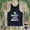 Navy, variant on Be happy lift heavy Man Weight lifter groovy gym workout Jersey Tank