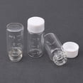 thumbnail image 2 of Clear Liquid Sampling Sample Scale White Screwcap Glass Bottles Vials for Chemistry Lab Chemicals 50PCS(25pcs with Scale, 25pcs no Scale) 5ml (0.17 Oz), 2 of 6