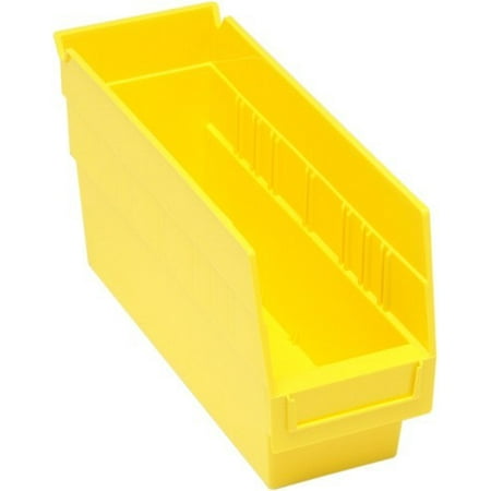 

17 7/8 Deep x 6 5/8 Wide x 6 High Yellow Shelf Bin