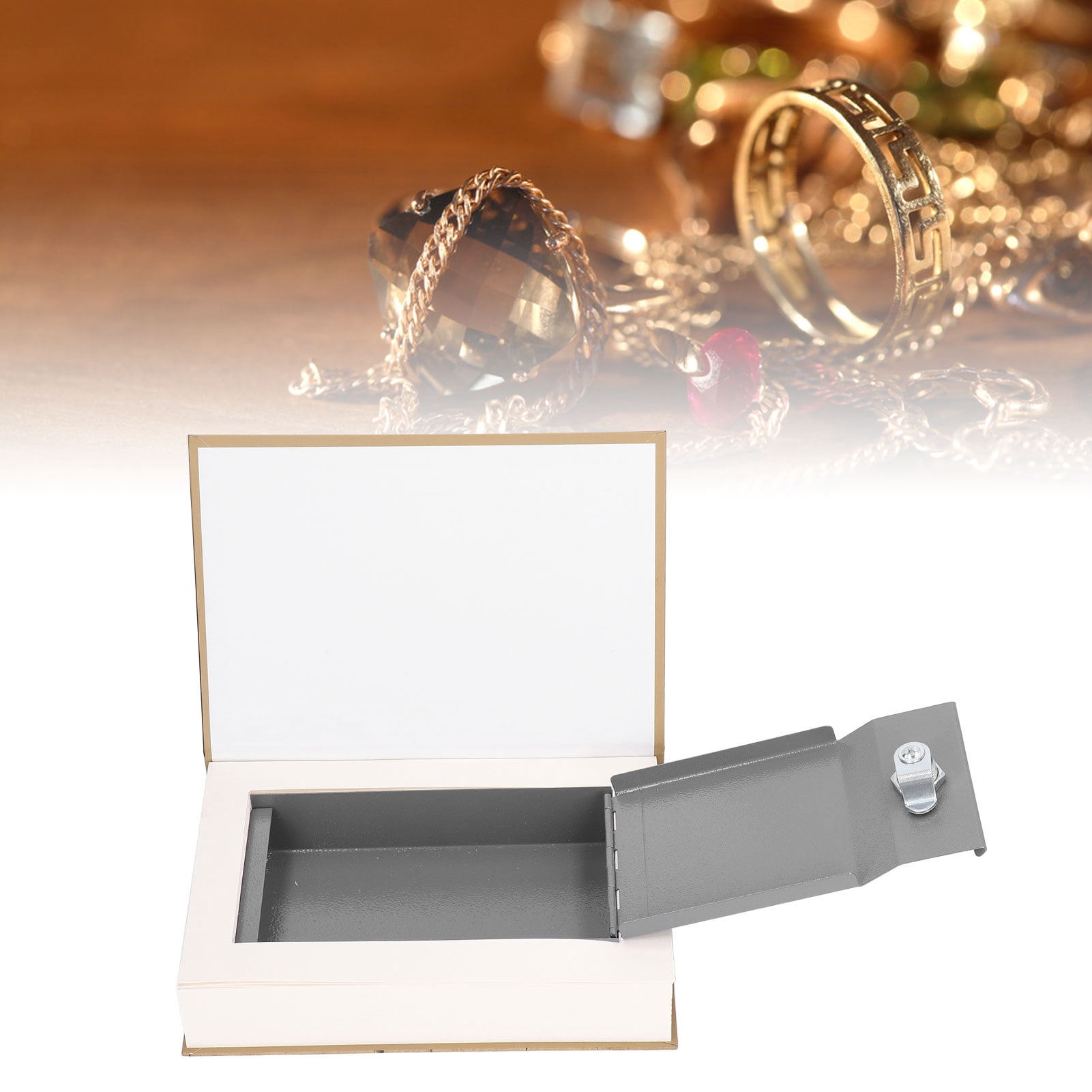 Diversion Book Safe Simulation , Book Safe Book Safe Storage Box Sturdy Book Safe Storage Box with Key for Home Travel