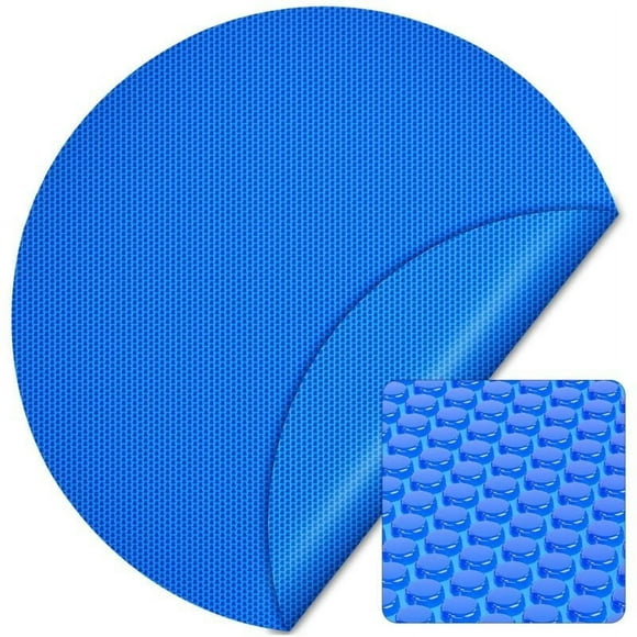 Thermal Solar Blanket For In-Ground Pools, Heavy Duty Solar Cover With Thousands Of Blue Bubble Sheets, Enhances Heat Retention For Warm Water All Year Round, Reliable And Long Lasting Pool Protection