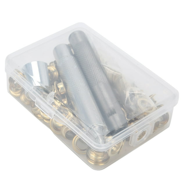 CRAFTMEMORE 1 Inch Hole 10 Sets Grommets Eyelets with Washers, Made of Brass for Leather, Tarp,