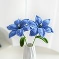 thumbnail image 1 of Ramo de punto con flores artificiales falsas para decoración del hogar, oficina, fiesta, boda, regalo de cumpleaños, 1 of 3