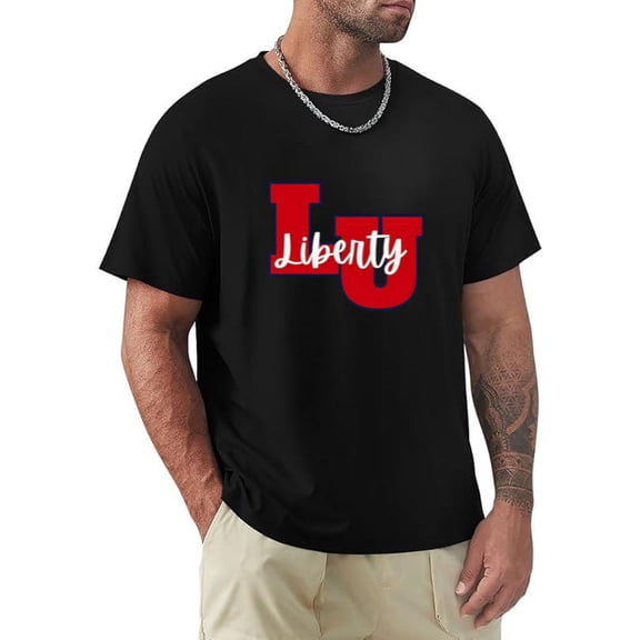 Liberty University Flames College Spirit Proud Student Alumni Theme T-shirt, for men & women, up to size 5XL.