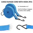 thumbnail image 5 of Cargo Bungee Net 3 X 4ft Max Se estira a 6 X 8ft - 24 ganchos universales y 2 cables de carga, bolsa de almacenamiento - Malla de 4 X 4 pulgadas - 36 X 48 pulgadas de gran tamaño, 5 of 5