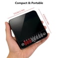 thumbnail image 6 of Coffee Scale with Timer, Portable Mini Espresso Scale with Manual & Auto Timer, USB-C Rechargeable, 2kg/0.1g High Precision Scale for Espresso and Pour-Over, Black, 6 of 7