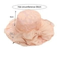 thumbnail image 5 of MESSUEN Top Hat Fascinators Hats for Women Church Hats for Women Fancy Women's Wedding Wide Women's Hat Charming Tea Candy Hat Wide Brim Hats for Women Sun Hat Pink M, 5 of 5