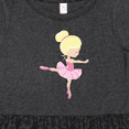 thumbnail image 4 of Inktastic Ballerina, Ballet Girl, Ballet Dance, Blonde Hair Girls Toddler Dress, 4 of 5