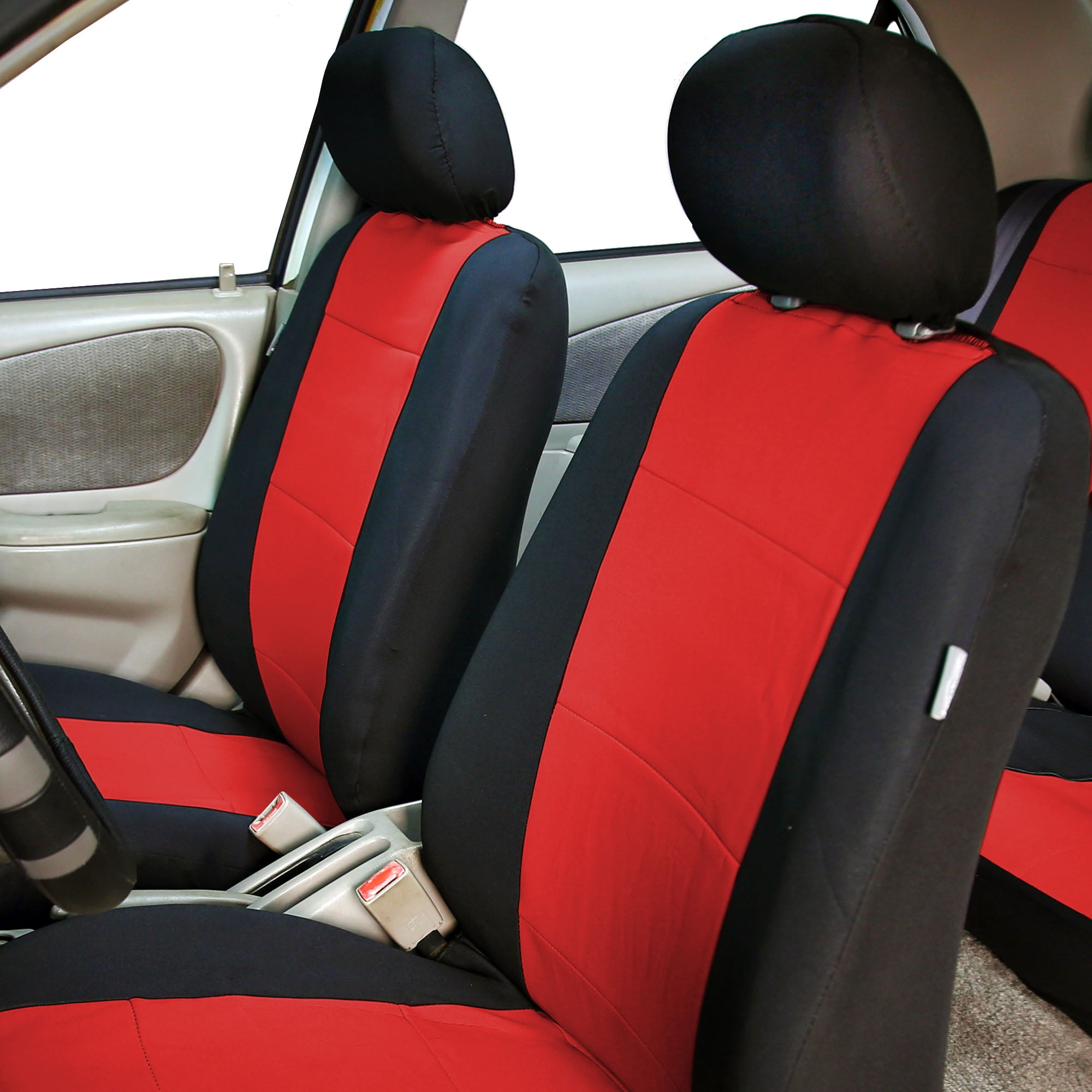 Neoprene Seat Covers for Car, SUV, Truck, Front Buckets 4Pc 5 Colors
