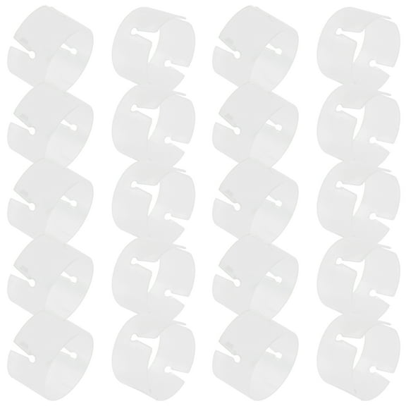 GOOHOCHY White Plastic Balloon Arch Connectors for Party Use and Stable Great for Balloon Decorations 100pcs
