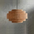 thumbnail image 6 of Arturesthome Retro Wabi-sabi style Dining Table Rattan Pendant Light B&B Decoration Handwoven Lampshade, 6 of 12
