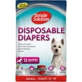 thumbnail image 1 of Pañales para perros Simple Solution para mujer, superabsorbentes, tamaño S, 12 — 19 cm, 1 of 6