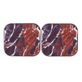 thumbnail image 6 of Multi-Size 2pce Car Front Glass Visor Collapsible Sunscreen No Odor Comfortable For Most Cars Suv Trucks Mediumvioletred Marble_2, 6 of 7