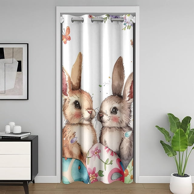 Erosebridal Easter Eggs 01,Kawaii Rabbit Floral 02,Festival Themed Decor