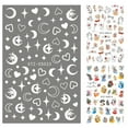 thumbnail image 1 of Fingernail Art Stickers Self-Adhesive 3 Sheets 3D Nail Decals Toenail Stickers, 1 of 9