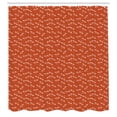 thumbnail image 2 of Ambesonne Dragonfly Shower Curtain, Tropical Wildlife Print, 69"Wx84"L, Burnt Orange, 2 of 4
